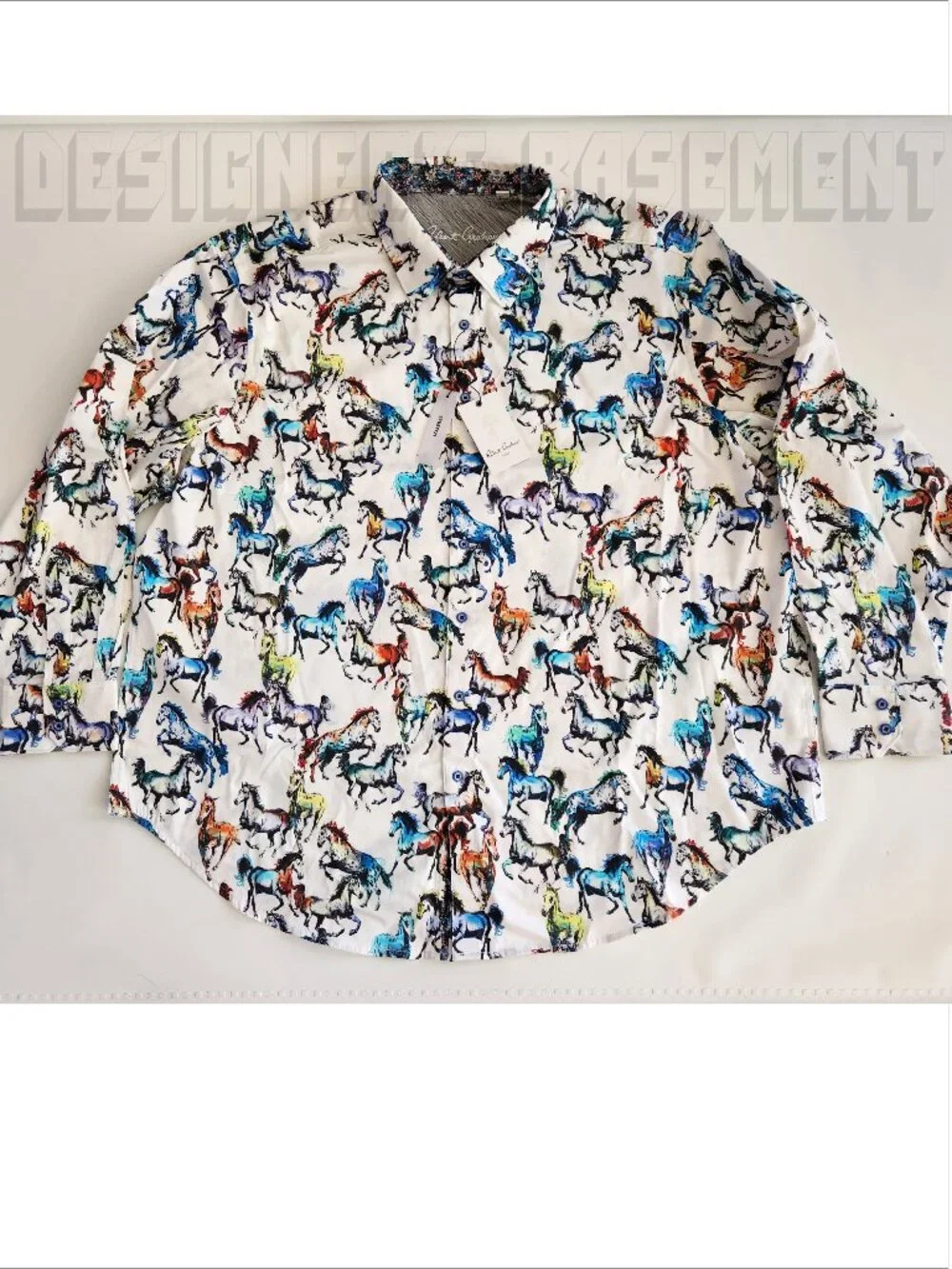 ROBERT GRAHAM Year of Horse THOROUGHBRED LONG SLEEVE BUTTON SHIRT BIG 2XL NWT